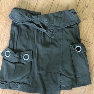 LF Army Green mini skirt!